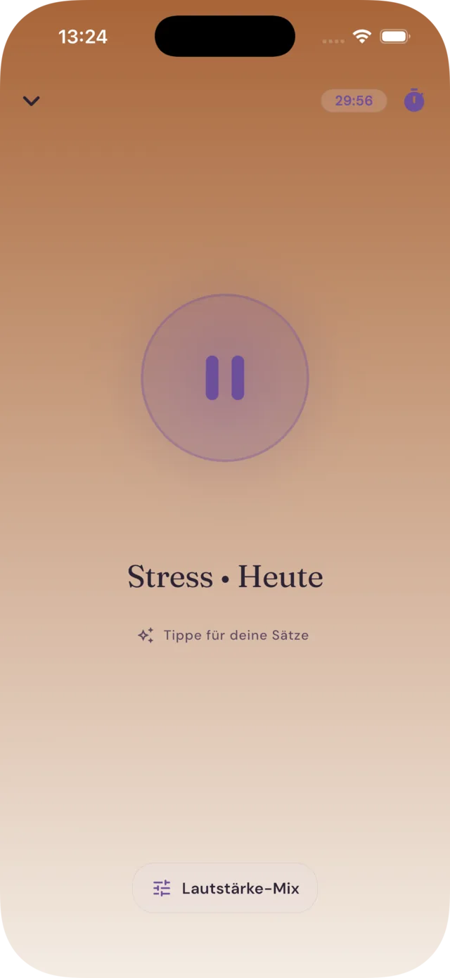 alligkeit App: Sleep-Tape-Player mit aktivem Sleep-Timer